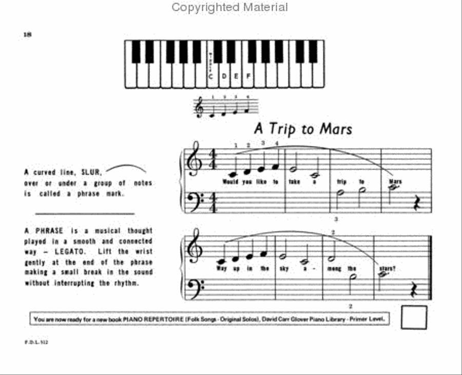 Piano Student, Primer Piano Method scores gallery preview page 3