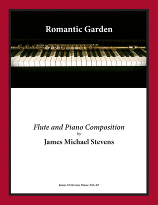 Book cover for Romantic Garden - Flute & Piano