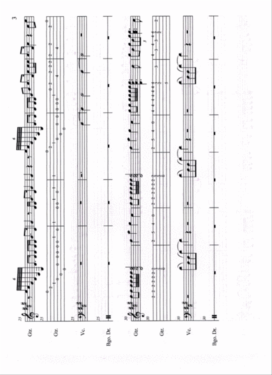 Driving up the Coast String Duet scores gallery preview page 3