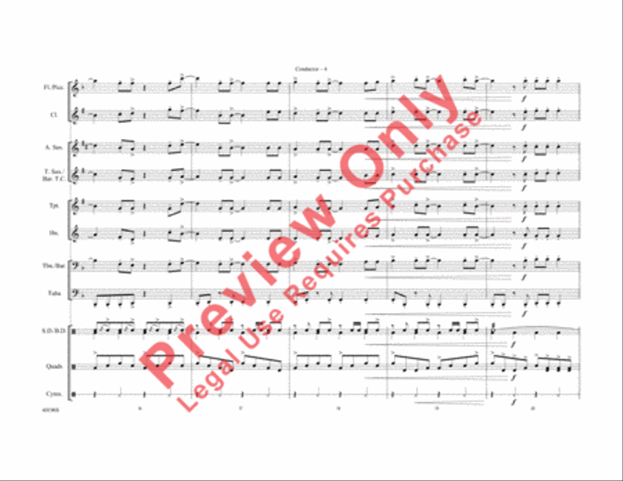 Part of Me Marching Band scores gallery preview page 5