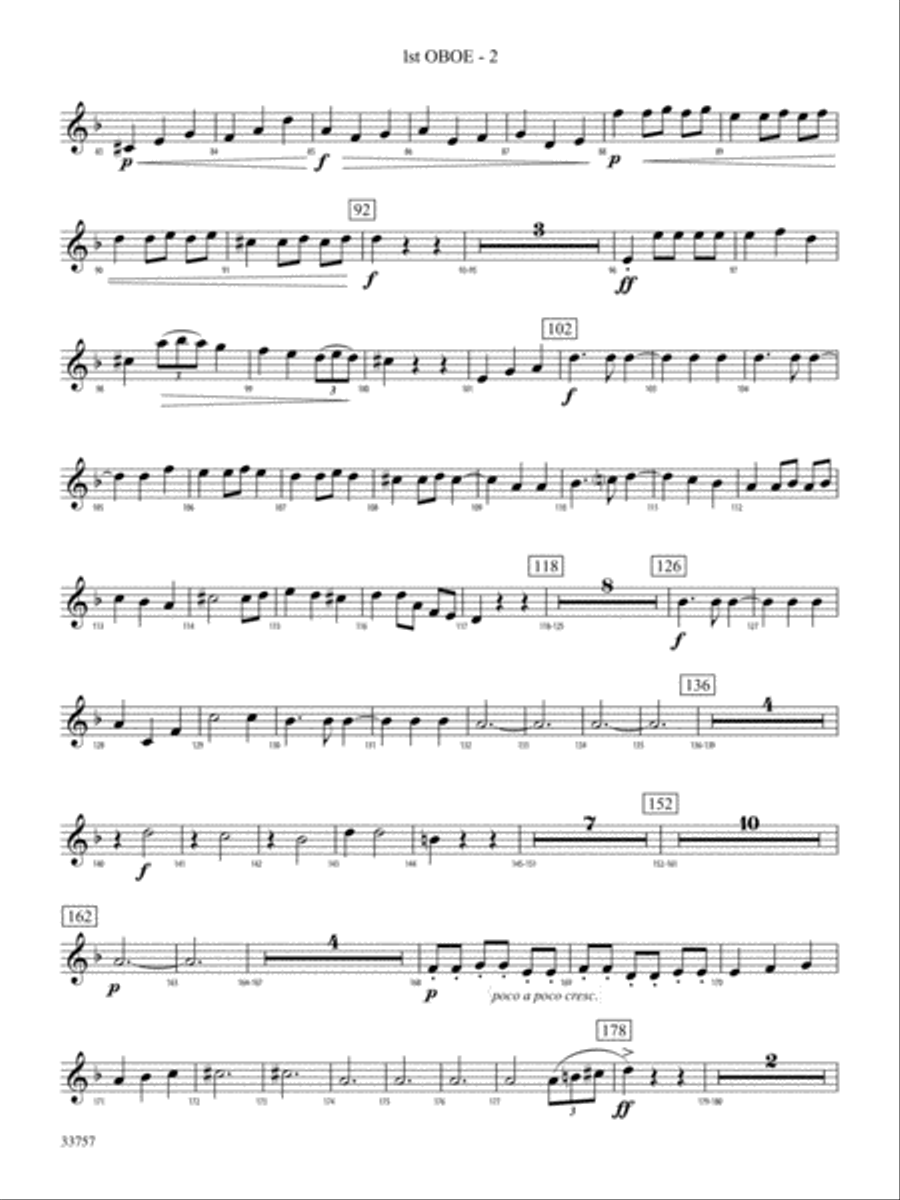 The Quest: Oboe The Quest: Oboe Full Orchestra scores gallery preview page 2