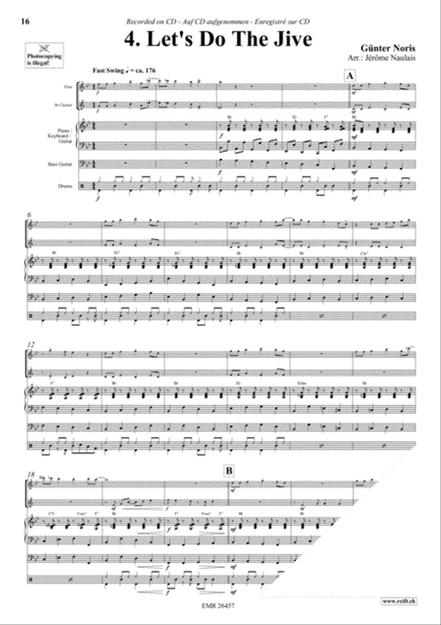 Let's Dance Volume 3 Let's Dance Volume 3 Woodwind Ensemble scores gallery preview page 6