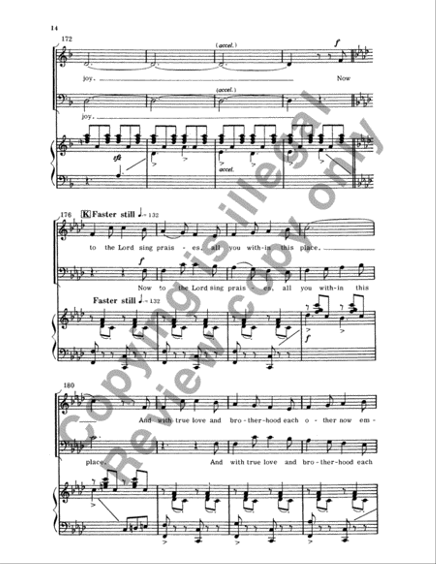Christmas Trilogy: 3. God Rest Ye Merry, Gentlemen 4-Part scores gallery preview page 31