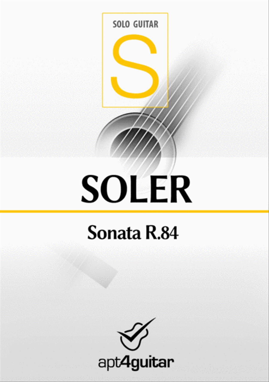 Sonata R.84 Acoustic Guitar scores gallery preview page 1