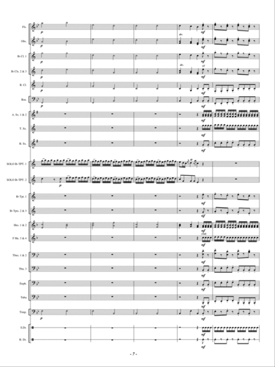 Double Concerto Double Concerto Concert Band scores gallery preview page 6