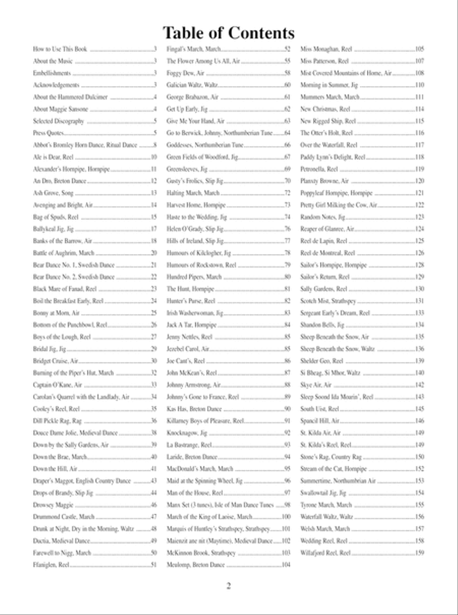 Maggie's Big Book of Celtic Tunes Dulcimer scores gallery preview page 3