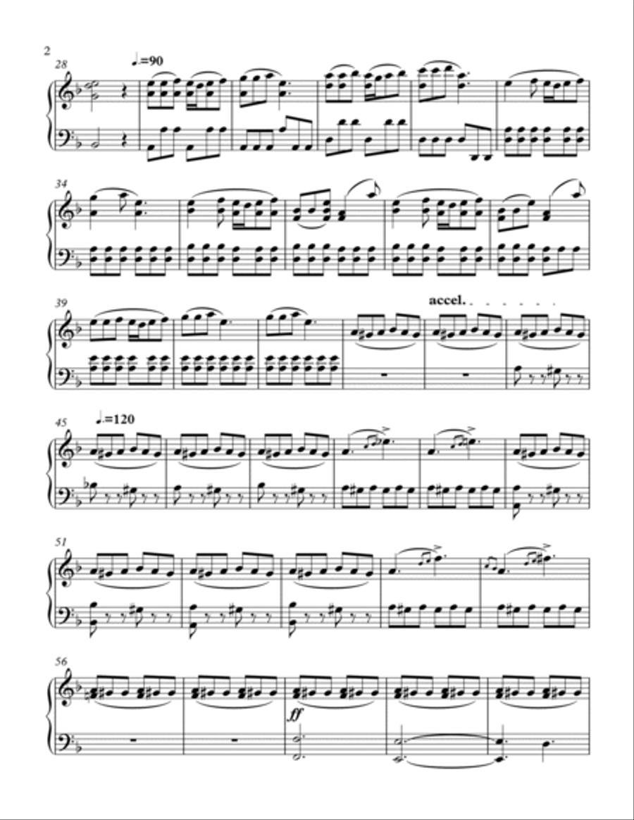 Night On Bald Mountain Piano Solo scores gallery preview page 2