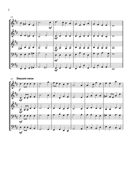 Diademata - Hymn Tune for Brass Quintet (with descant) image number null