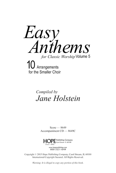 Easy Anthems, Vol. 5