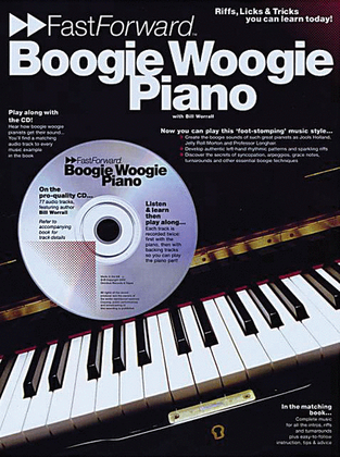Book cover for Boogie Woogie Piano – Fast Forward Series