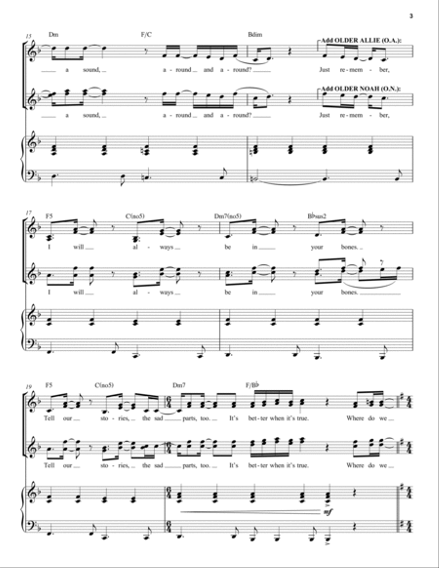 Coda (from The Notebook) Voice scores gallery preview page 3