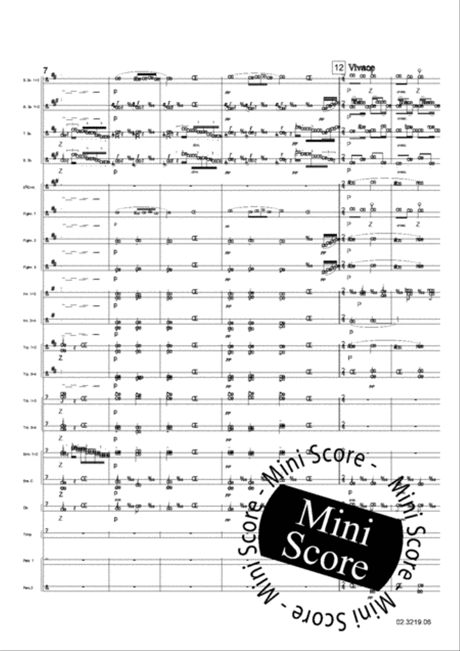 Slavonic Dance no. 13 Fanfare Band scores gallery preview page 8