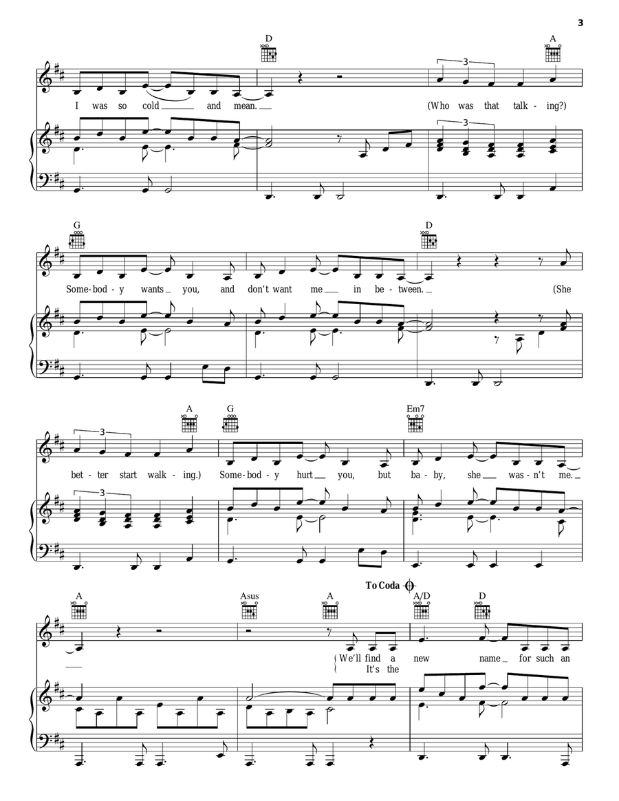 I Don't Know Why You Don't Want Me Acoustic Guitar scores gallery preview page 3