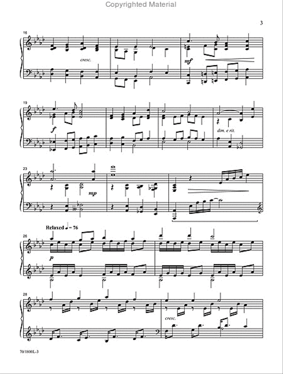 Following Yonder Star Following Yonder Star Piano Solo scores gallery preview page 3