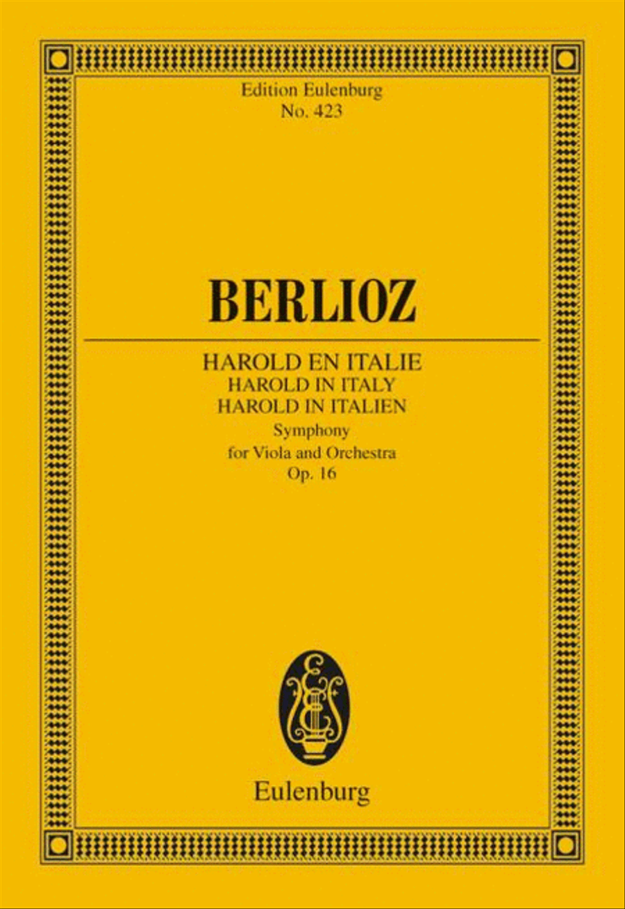 Harold in Italy, Op. 16 Orchestra scores gallery preview page 1