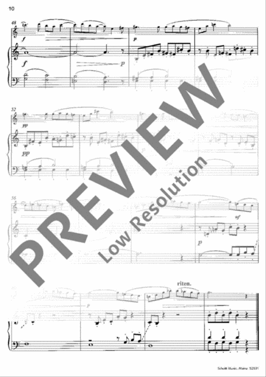 Evening Concert Flute Solo scores gallery preview page 11