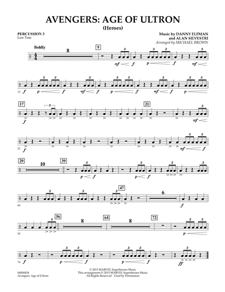 Avengers: The Age of Ultron (Main Theme) - Percussion 3