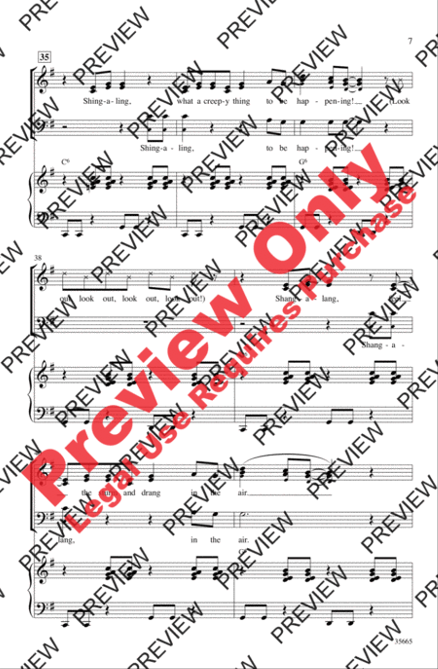 Little Shop of Horrors 3-Part scores gallery preview page 6