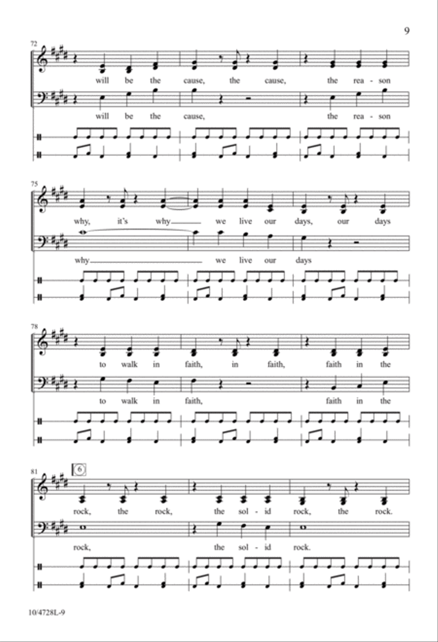 Upon This Rock 3-Part scores gallery preview page 9