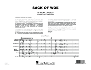 Book cover for Sack of Woe - Conductor Score (Full Score)