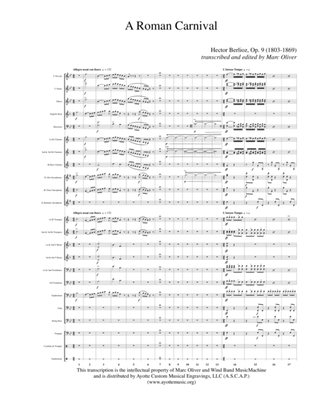 Roman Carnival Overture (transcribed for Concert Band)