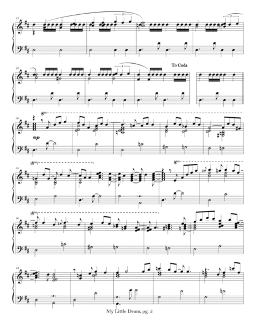 My Little Drum Percussion scores gallery preview page 2