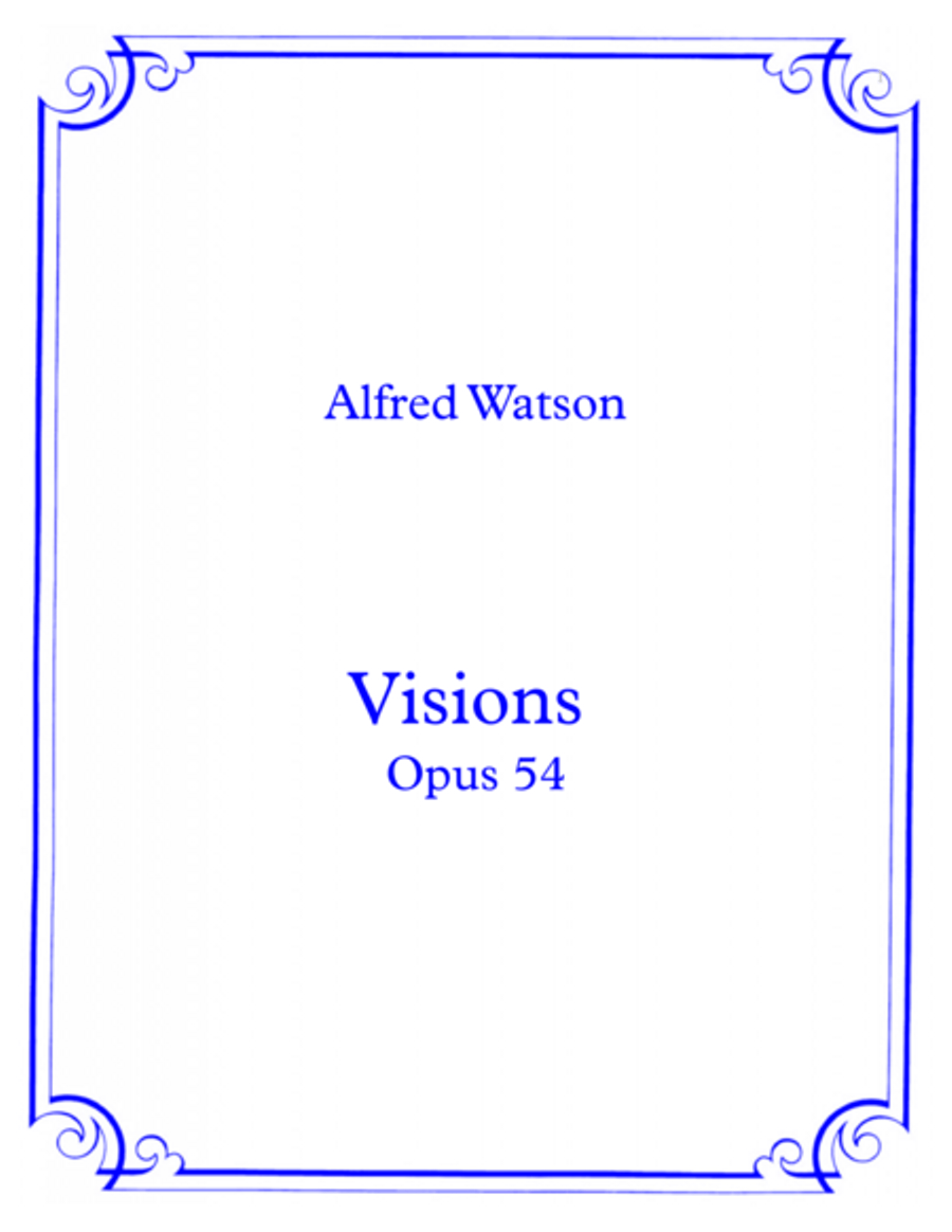 Visions Opus 54 Visions Opus 54 Piano Solo scores gallery preview page 1