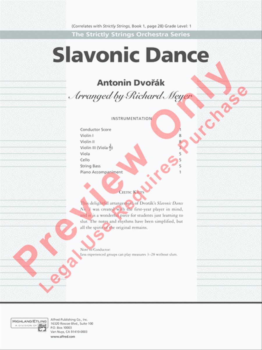 Slavonic Dance
