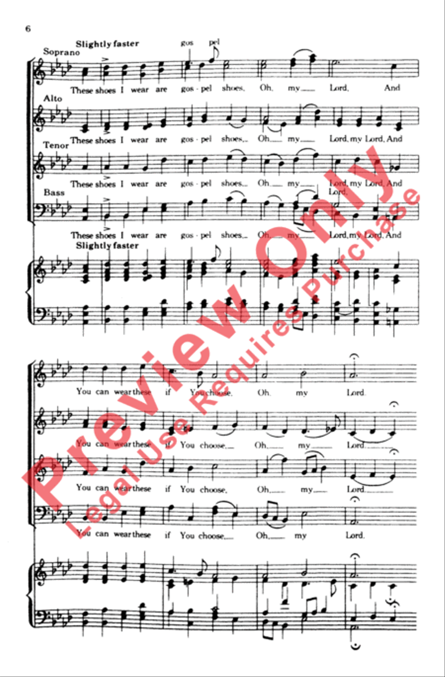 The Lily of the Valley 4-Part scores gallery preview page 6