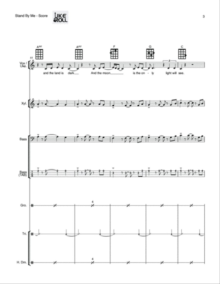 Stand By Me Soprano Recorder scores gallery preview page 3