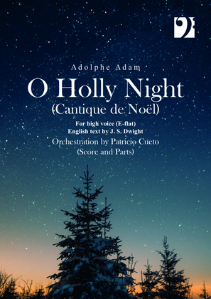 O Holly Night for voice and orchestra, for high voice (E-flat Major)