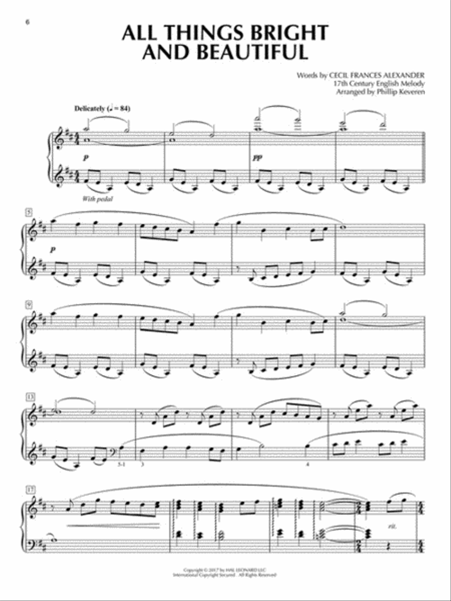 Symphonic Hymns for Piano Piano Solo scores gallery preview page 3