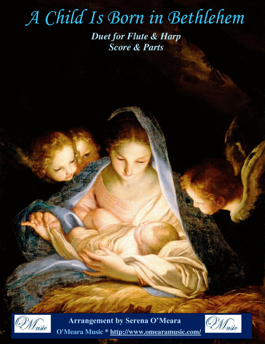 A Child Is Born In Bethlehem, Duet for Flute & Harp image number null