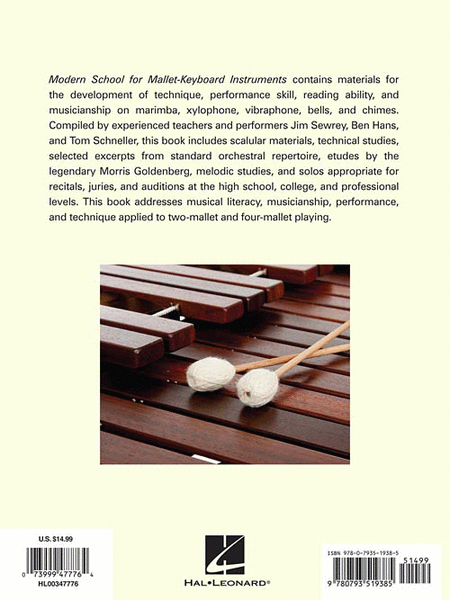 Modern School For Xylophone, Marimba & Vibraphone