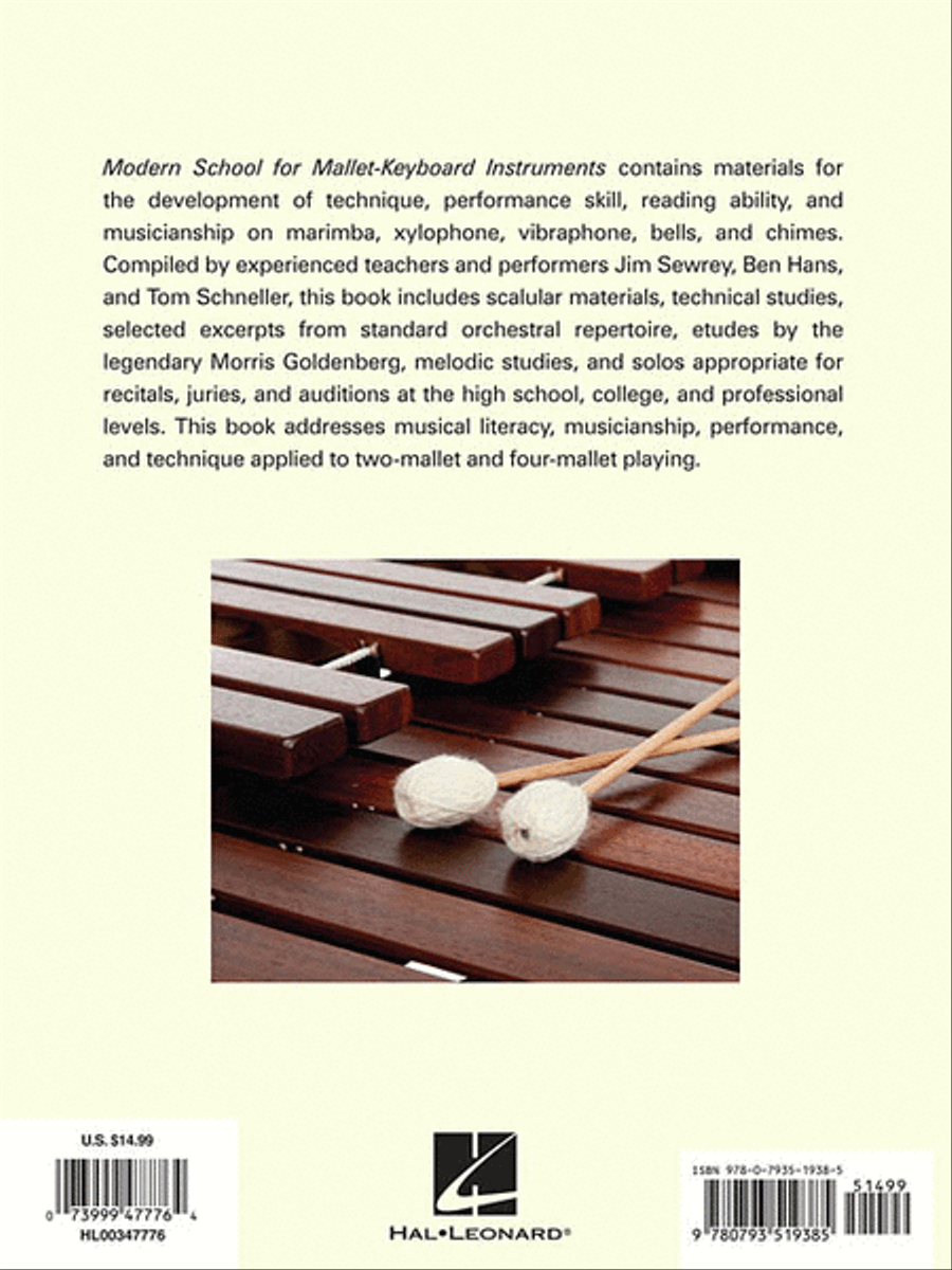 Modern School For Xylophone, Marimba & Vibraphone