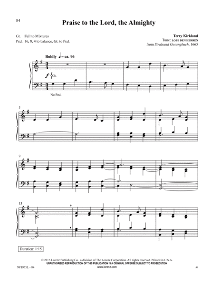 Easy Organ Library, Vol. 60 Organ Solo scores gallery preview page 31