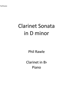 Book cover for Clarinet Sonata in D Minor