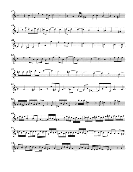 Fugue for organ, BWV 579 (Arrangement for 4 recorders)