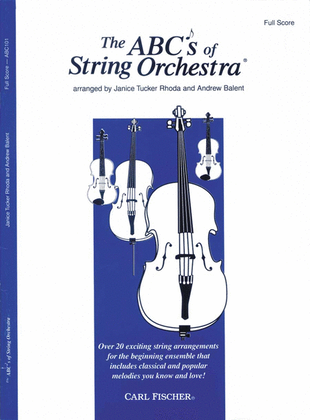 Book cover for ABC's of String Orchestra (Full score)