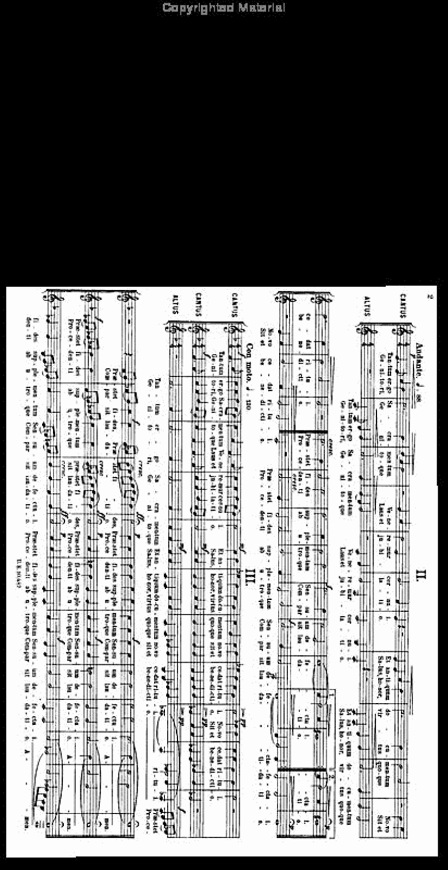 Tantum Ergo I-V Choir scores gallery preview page 3