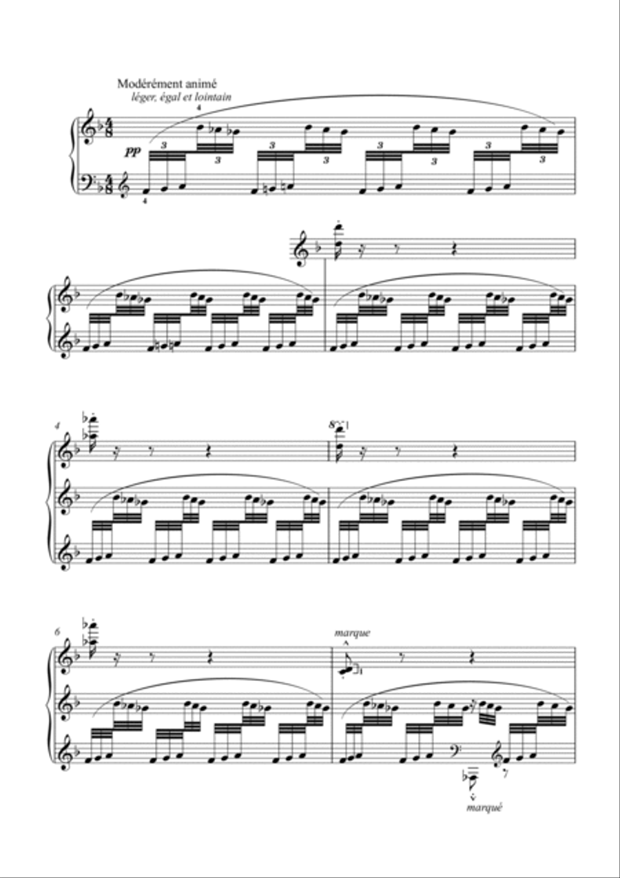 Debussy-Feux d'artifice for piano solo Piano Solo scores gallery preview page 2