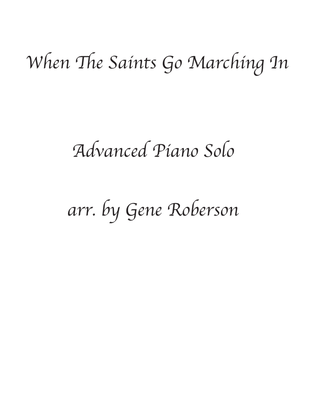 Book cover for When the Saints Go Marching In (Advanced Piano Solo)