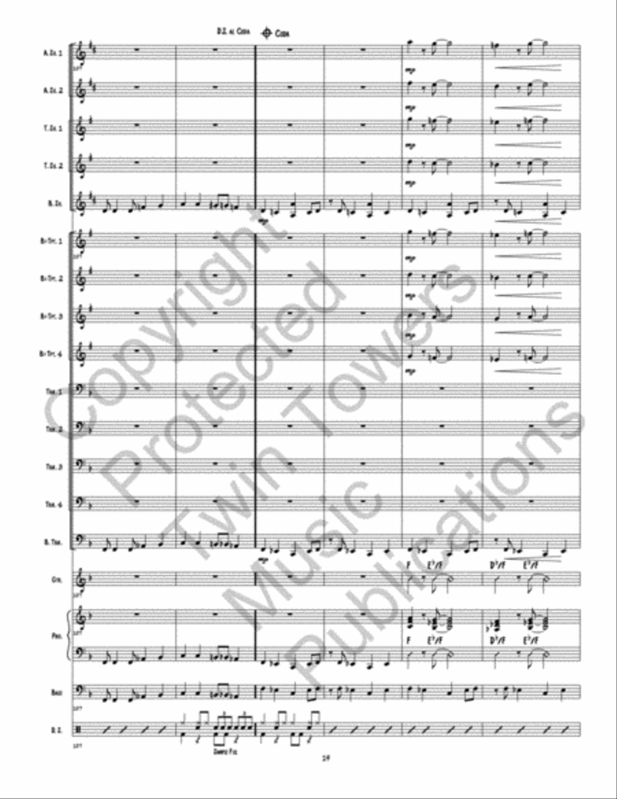Pocket Aces Pocket Aces Jazz Ensemble scores gallery preview page 20