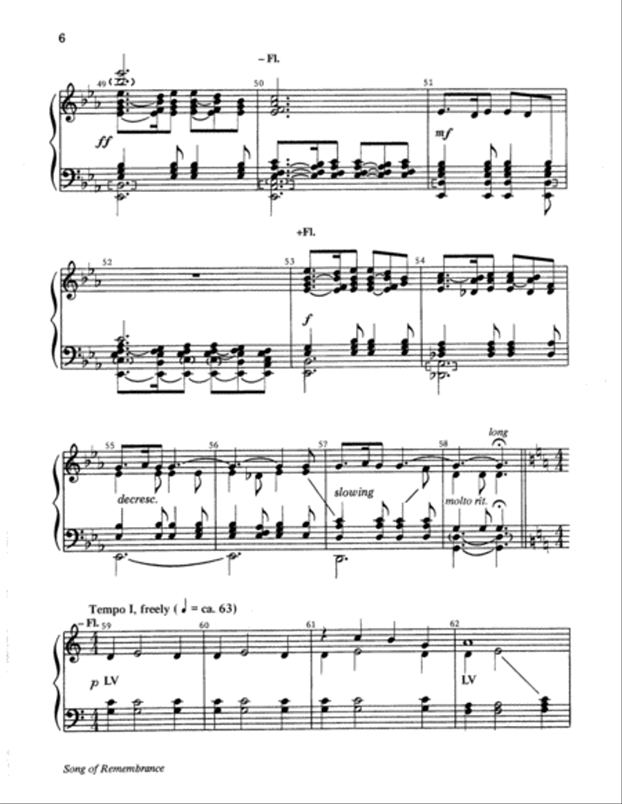 Song of Remembrance Song of Remembrance 5-Octaves scores gallery preview page 6