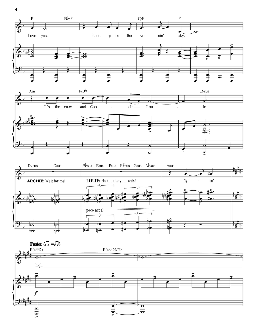 Captain Louie Captain Louie Piano, Vocal, Guitar scores gallery preview page 4