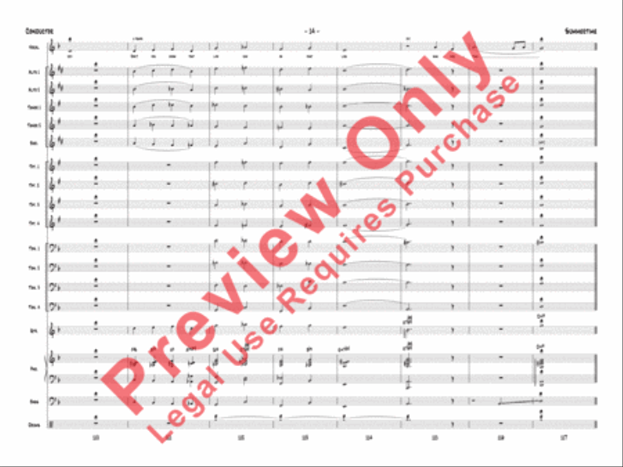 Summertime Jazz Ensemble scores gallery preview page 33