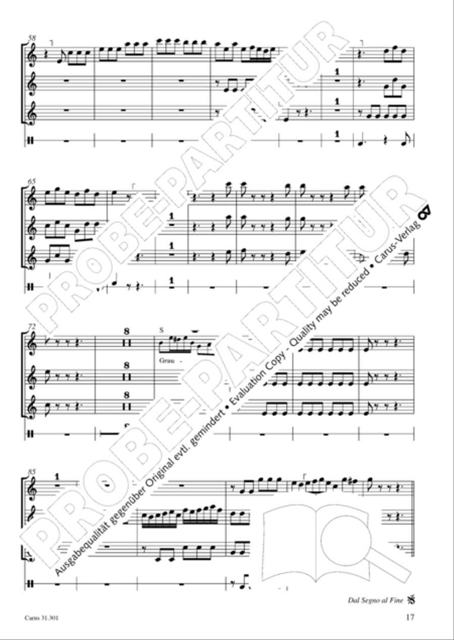 Bach for Brass 1: Cantatas I Voice scores gallery preview page 26
