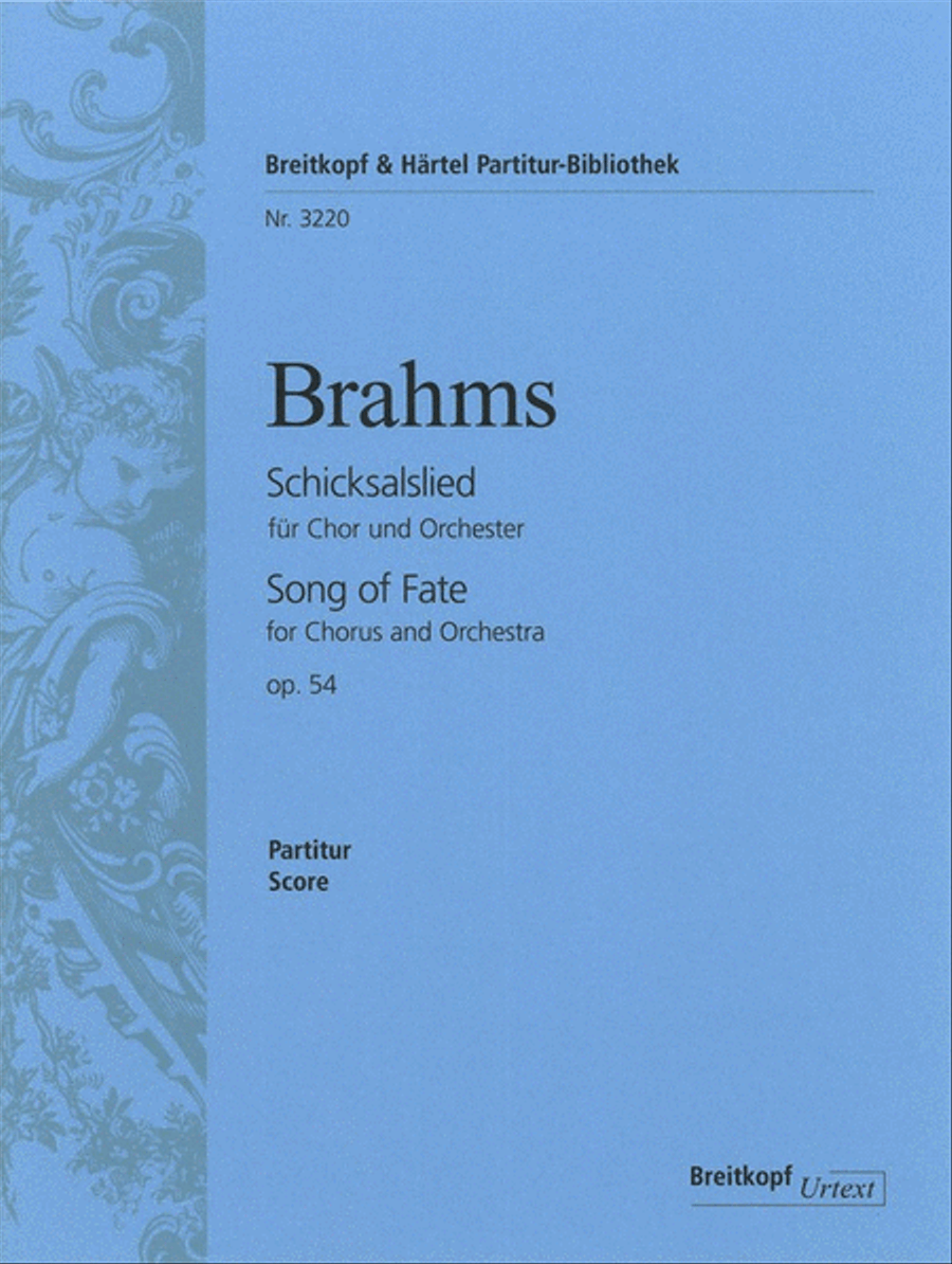 Song of Destiny Op. 54 4-Part scores gallery preview page 1