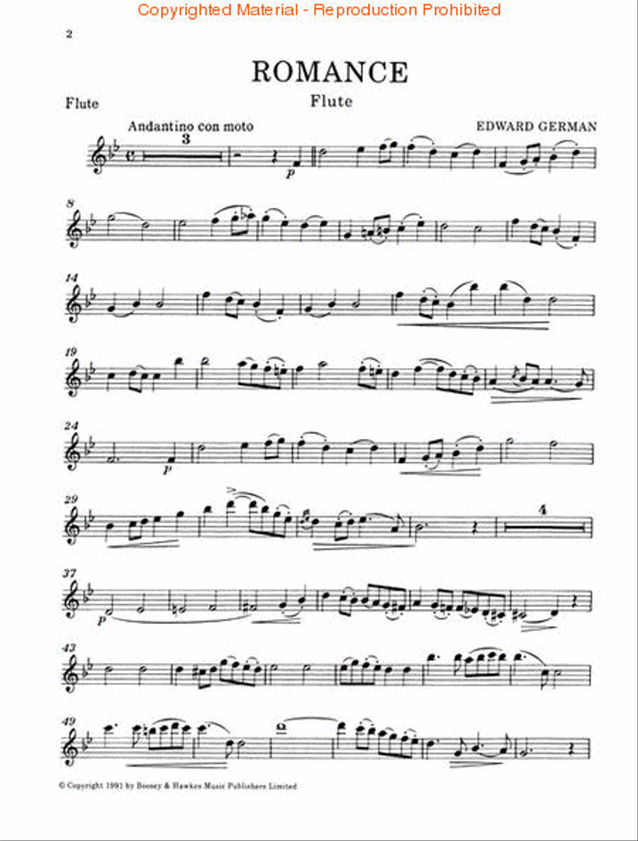 Romance and Intermezzo Romance and Intermezzo Flute Solo scores gallery preview page 2