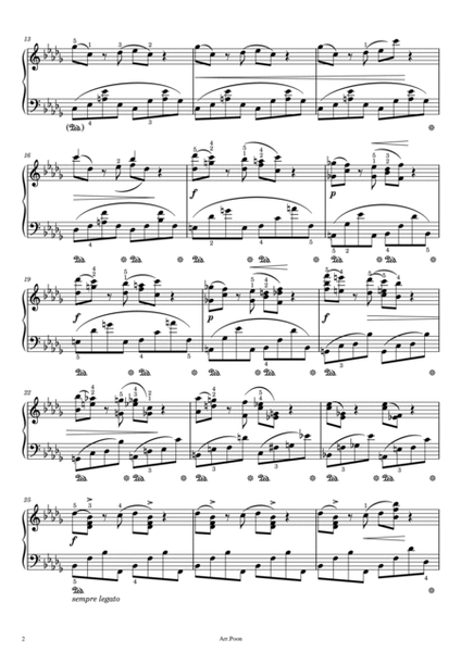 F. Chopin - Sonata No.2 in B-flat minor - Op.35 - Original With Fingered - For Piano Solo image number null